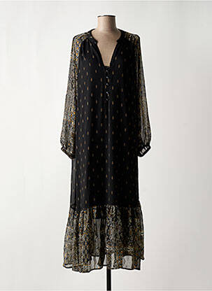 Rochie lungă negru CAPTAIN TORTUE femeie