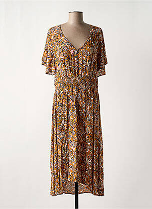 Rochie midi maro MISS BY CAPTAIN TORTUE femeie