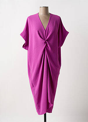 Rochie midi roz CAPTAIN TORTUE femeie