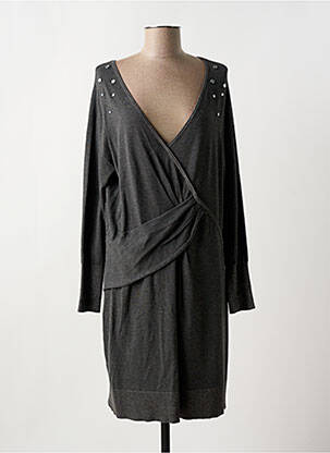 Rochie pulover gri TREND BY CAPTAIN TORTUE femeie