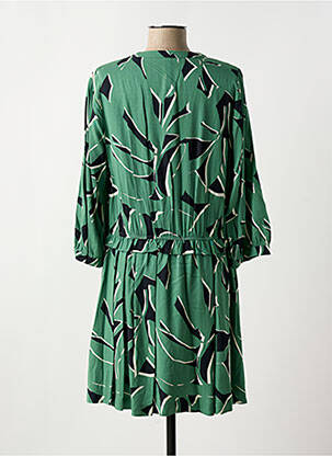 Rochie scurtă mâneci 3/4 mâneci 3/4 verde TREND BY CAPTAIN TORTUE femeie