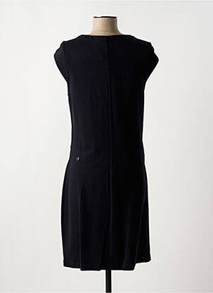 Rochie midi țesătură crep mâneci scurte negru TREND BY CAPTAIN TORTUE femeie