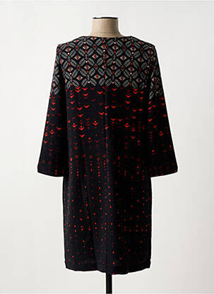 Rochie scurtă mâneci lungi mâneci lungi negru MISS CAPTAIN femeie