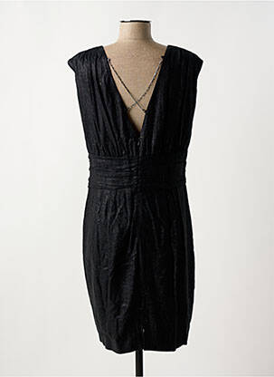 Rochie scurtă fără mâneci fără mâneci negru MAISON CAPTAIN femeie