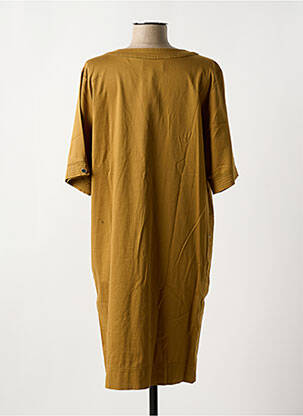 Rochie midi mâneci scurte mâneci scurte verde MAISON CAPTAIN femeie