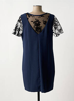 Rochie scurtă mâneci scurte mâneci scurte albastru SIGNATURE BY CAPTAIN TORTUE femeie
