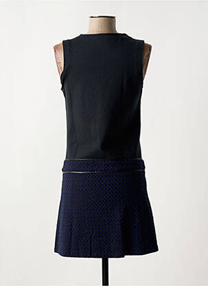 Rochie scurtă fără mâneci fără mâneci negru LITTLE MISS BY CAPTAIN TORTUE femeie