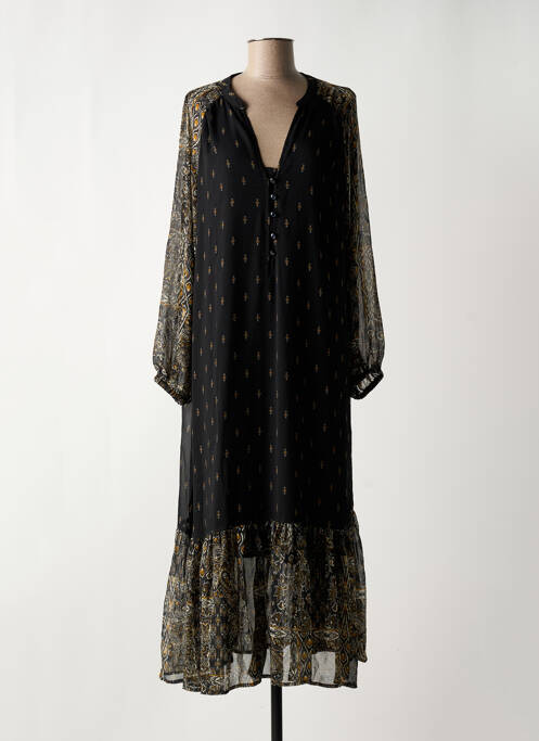 Rochie lungă negru CAPTAIN TORTUE femeie