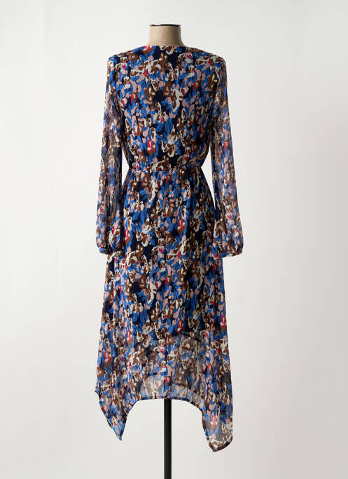 Rochie lungă albastru LITTLE MISS BY CAPTAIN TORTUE femeie