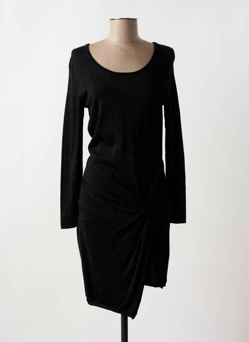 Rochie pulover negru LITTLE MISS BY CAPTAIN TORTUE femeie