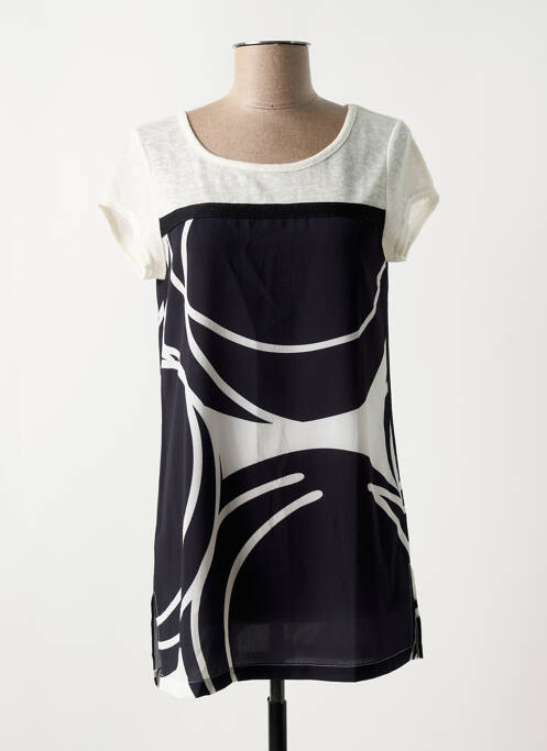 Tunică mâneci scurte negru TREND BY CAPTAIN TORTUE femeie