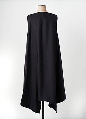 Rochie midi fără mâneci fără mâneci negru TANAIS femeie