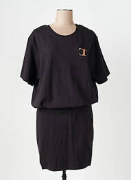 Rochie midi mâneci scurte mâneci scurte negru CAPTAIN TORTUE femme