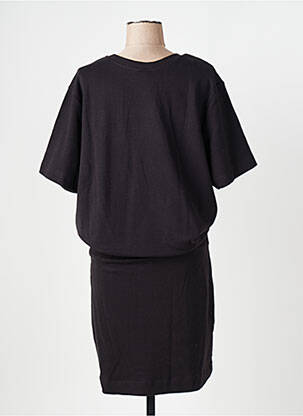 Rochie midi mâneci scurte mâneci scurte negru CAPTAIN TORTUE femeie