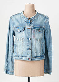Jachete casual guler rotund albastru MISS CAPTAIN femme