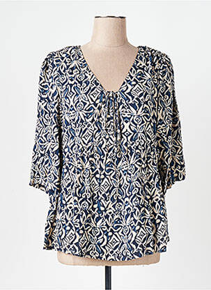 Bluză albastru MAISON CAPTAIN femeie