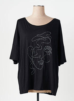 Top negru CAPTAIN TORTUE femeie