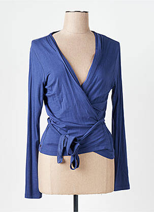Cardigan petrecut elasticitate albastru LADY CAPTAIN femeie