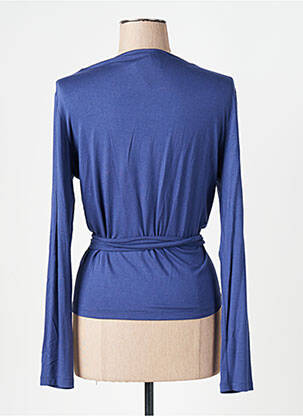 Cardigan petrecut elasticitate albastru LADY CAPTAIN femeie