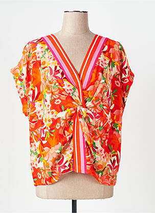 Top portocaliu MAISON CAPTAIN femeie