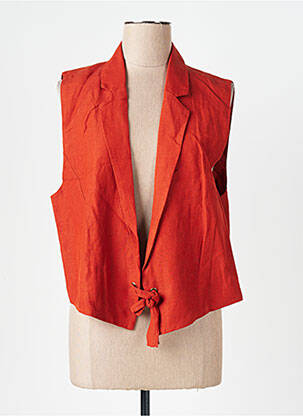 Vestă fără mâneci portocaliu MAISON CAPTAIN femeie