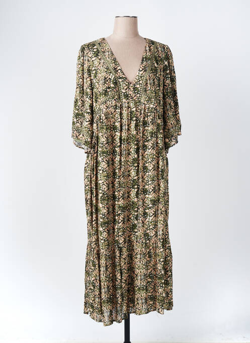 Rochie lungă verde MAISON CAPTAIN femeie