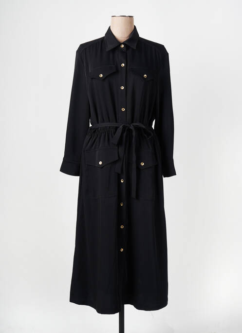 Rochie lungă negru MAISON CAPTAIN femeie