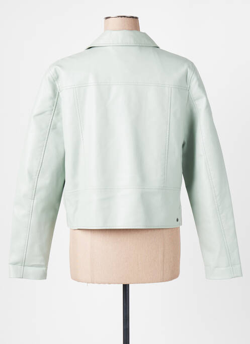 Geci din piele ecologică croială cambrată albastru TREND BY CAPTAIN TORTUE femme