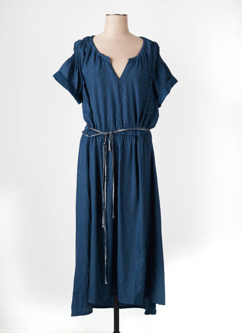 Rochie lungă albastru TREND BY CAPTAIN TORTUE femeie