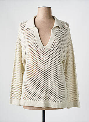 Pulover bej CAPTAIN TORTUE femeie