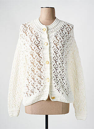 Vestă cu mâneci lungi alb CAPTAIN TORTUE femeie