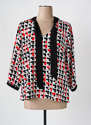 Top elasticitate mâneci 3/4 portocalie TREND MISS CAPTAIN TREND femeie