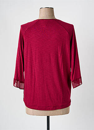 Tricou mâneci 3/4 mâneci 3/4 roșu MISS BY CAPTAIN TORTUE femeie