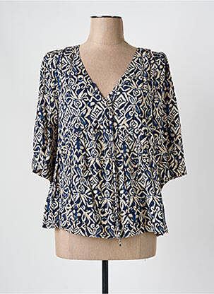 Bluză albastru MAISON CAPTAIN femeie