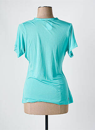 Tricou guler în v mâneci scurte albastru DREAMWEAR BY JAVA femeie
