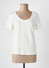 Tricou elasticitate mâneci scurte bej CAPTAIN TORTUE femme