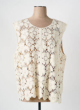 Top bej MAISON CAPTAIN femeie