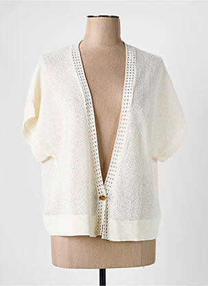 Vestă cu mâneci scurte bej MAISON CAPTAIN femeie