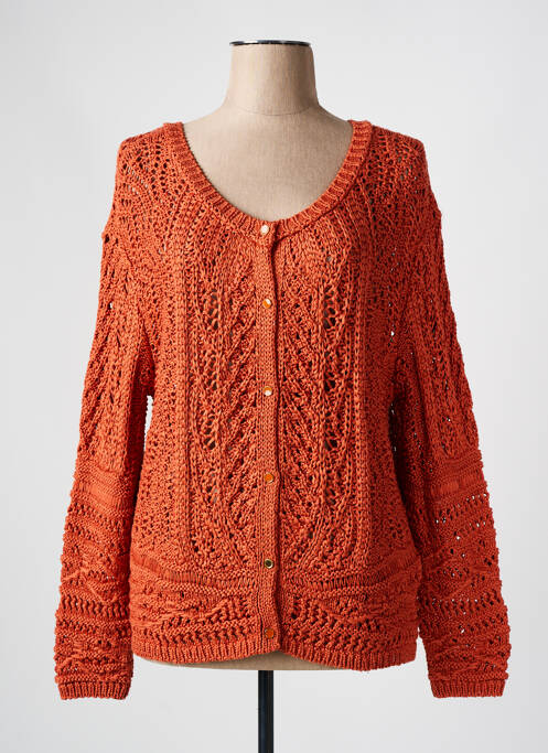 Vestă cu mâneci lungi portocaliu MAISON CAPTAIN femeie