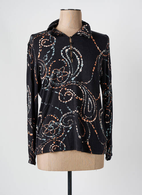 Tricou negru MAISON CAPTAIN femeie