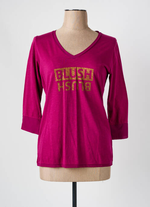 Tricou violet MISS CAPTAIN femeie