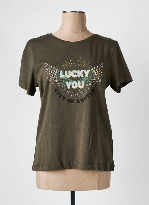 Tricou verde CAPTAIN TORTUE femeie