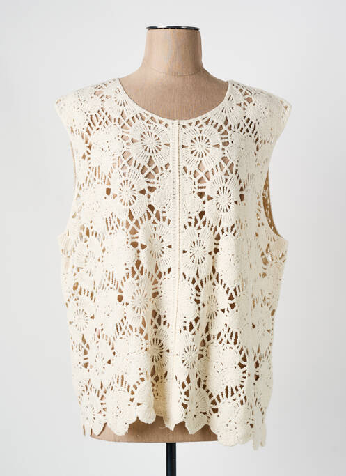 Top bej MAISON CAPTAIN femeie