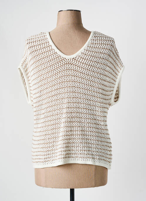 Vestă fără mâneci bej TREND BY CAPTAIN TORTUE femeie