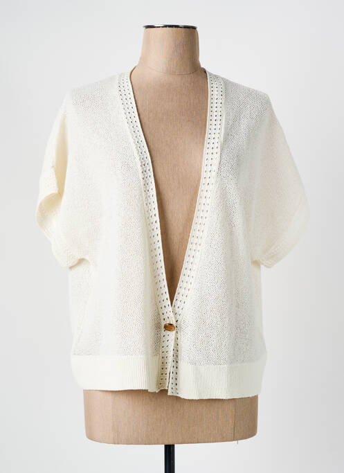 Vestă cu mâneci scurte bej MAISON CAPTAIN femeie