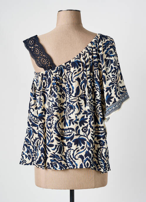 Top albastru MAISON CAPTAIN femeie