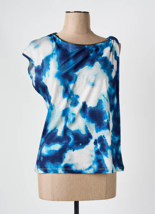 Tricou albastru MISS BY CAPTAIN TORTUE femeie