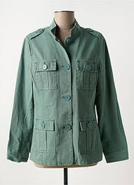 Jachete casual guler de bluză verde CAPTAIN TORTUE femme