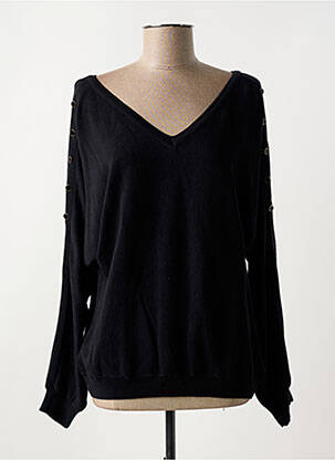 Pulover negru MAISON CAPTAIN femeie