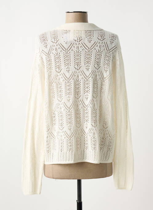 Vestă cu mâneci lungi alb MAISON CAPTAIN femeie